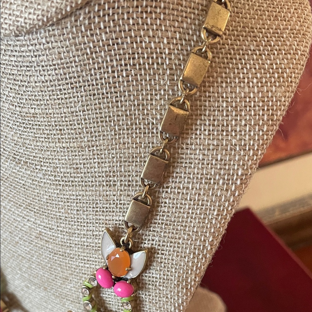 Stella & Dot Multicolor Floral Necklace - Picture 5 of 9